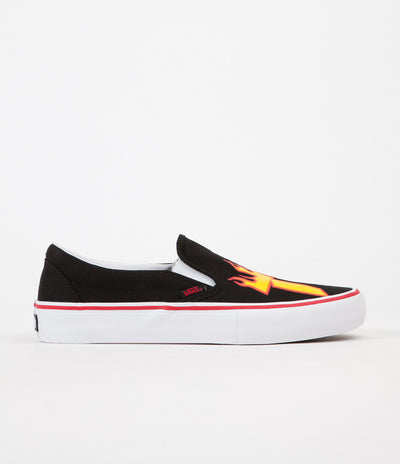 Vans x Thrasher Slip On Pro Shoes - Black