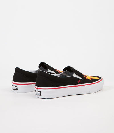 Vans x Thrasher Slip On Pro Shoes - Black