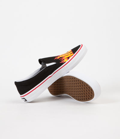 Vans x Thrasher Slip On Pro Shoes - Black