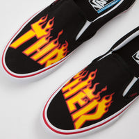 Vans x Thrasher Slip On Pro Shoes - Black thumbnail