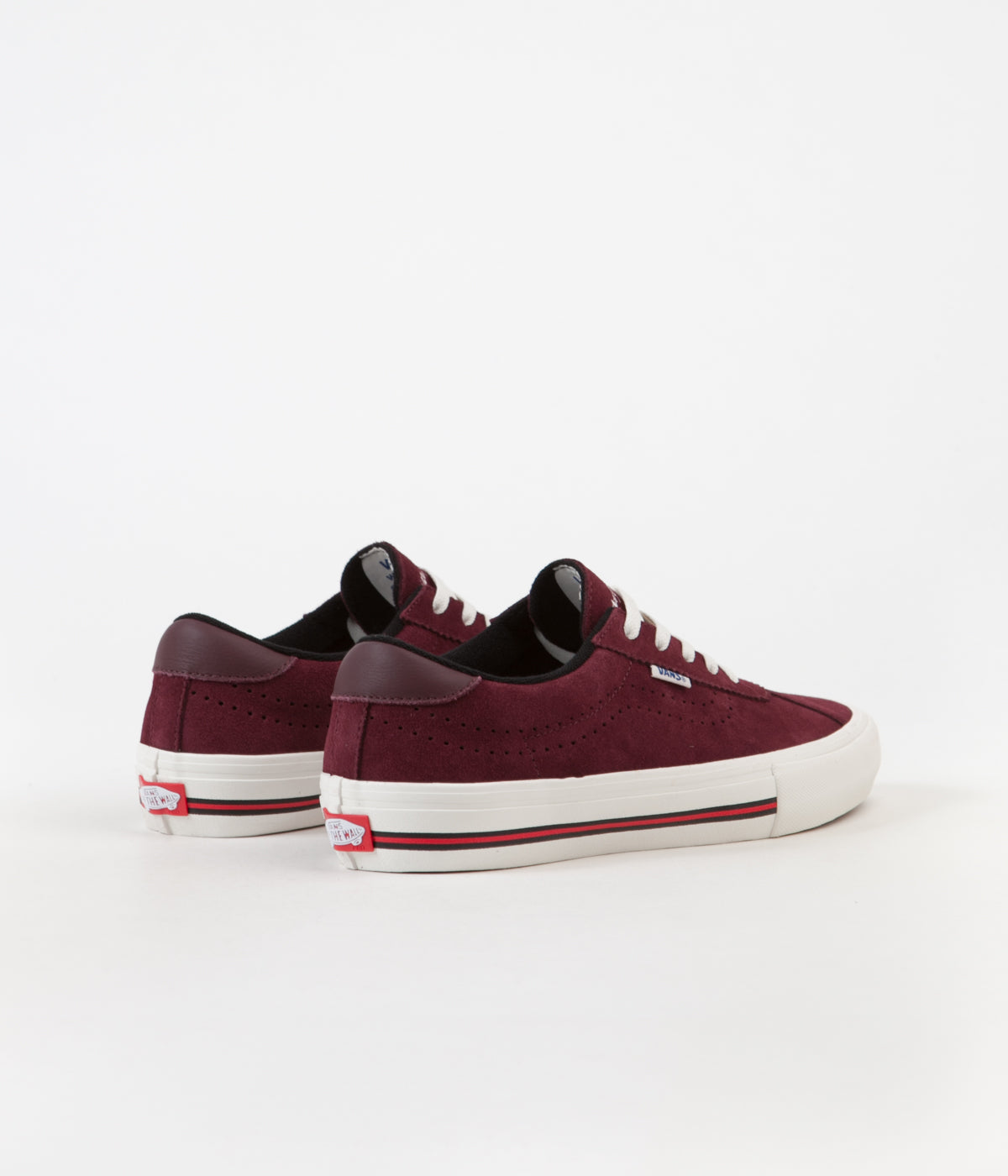 Burgundy low pro sale vans