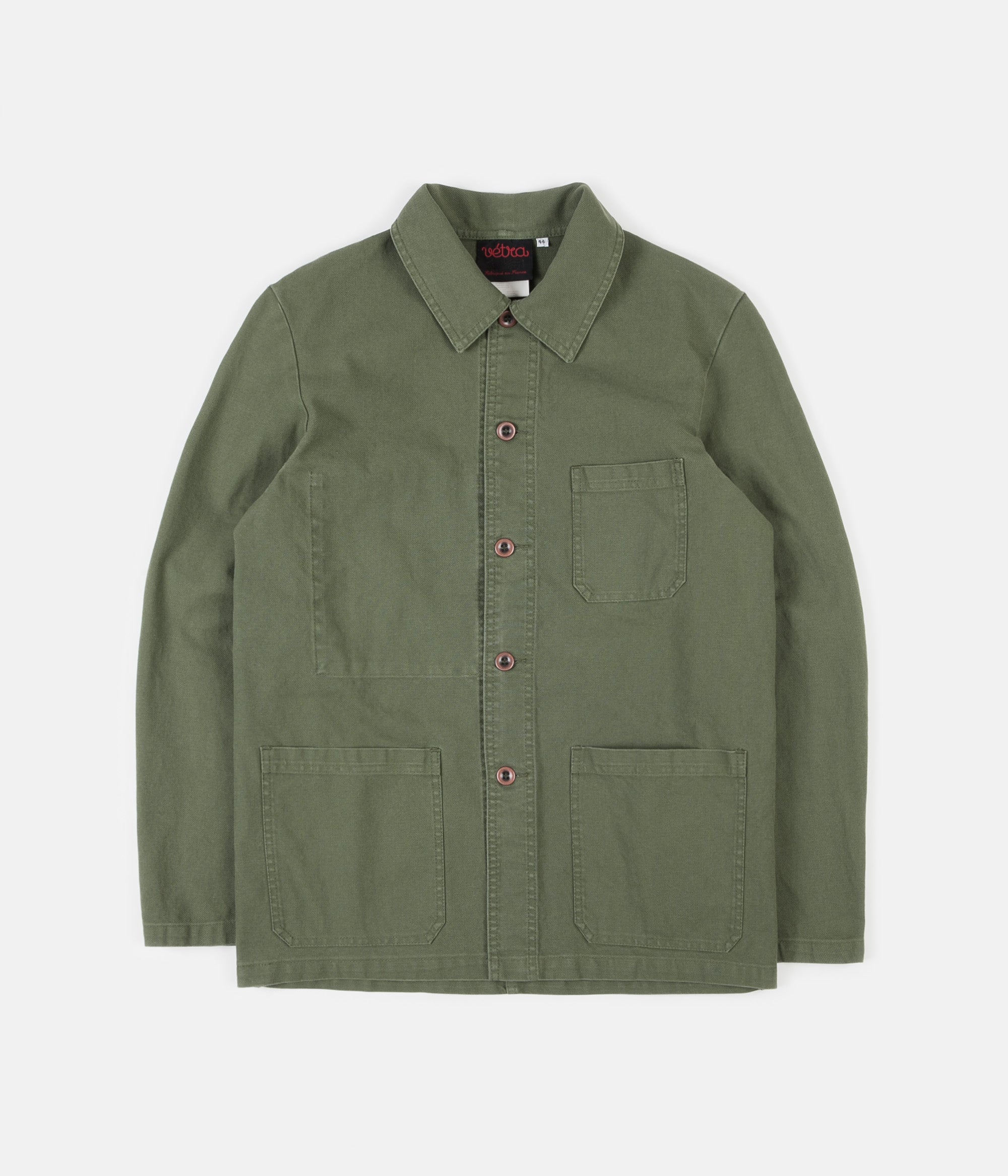 Vetra 5C Short Twill Workwear Jacket - Jade | Flatspot