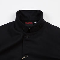 Vetra Workwear Button Collar Melton Jacket - Navy thumbnail