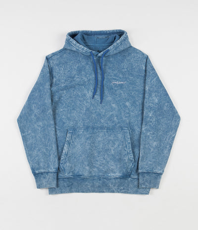 Wayward Acid Terry Hoodie - Blue