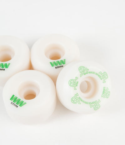 Wayward Casper Brooker Funnel Pro Wheels - White / Green - 53mm