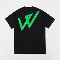 Wayward Logos Fluros T-Shirt - Black thumbnail