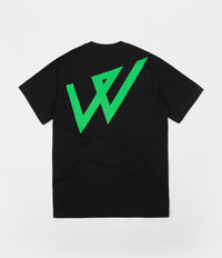 Wayward Logos Fluros T-Shirt - Black