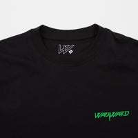 Wayward Logos Fluros T-Shirt - Black thumbnail