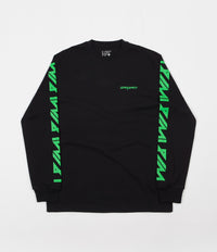 Wayward Neo Zipee Long Sleeve T-Shirt - Black