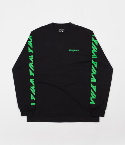 Wayward Neo Zipee Long Sleeve T-Shirt - Black