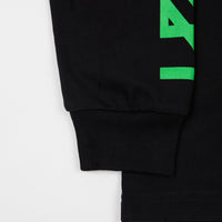 Wayward Neo Zipee Long Sleeve T-Shirt - Black thumbnail