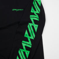 Wayward Neo Zipee Long Sleeve T-Shirt - Black thumbnail