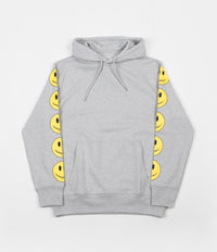 Wayward Smilee Hoodie - Grey Marl