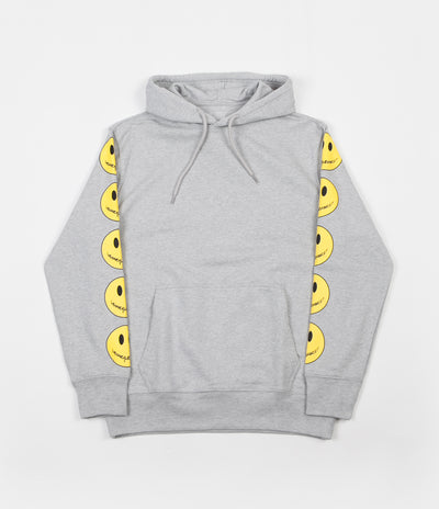 Wayward Smilee Hoodie - Grey Marl