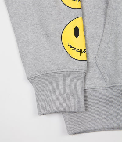 Wayward Smilee Hoodie - Grey Marl