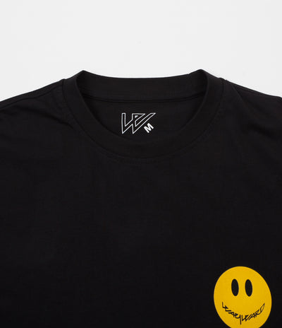 Wayward Smilee Long Sleeve T-Shirt - Black