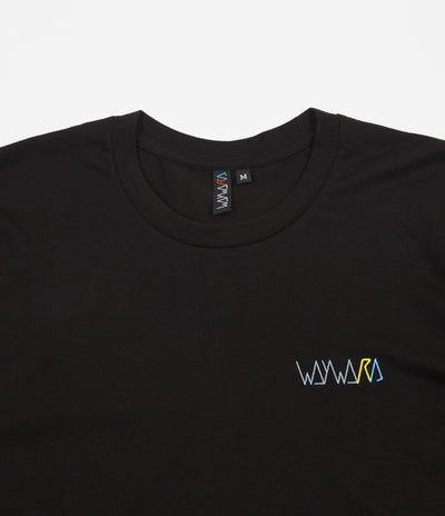 Wayward Strider T-Shirt - Black / Yellow / Blue