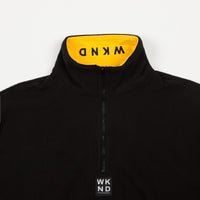 WKND Greenwich Fleece 1/4 Zip Sweatshirt - Black thumbnail