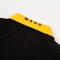 WKND Greenwich Fleece 1/4 Zip Sweatshirt - Black thumbnail