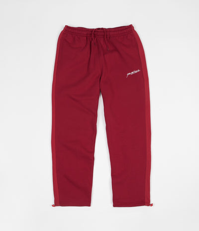 Yardsale 2Tone Tracksuit Sweatpants - Red / Dark Red