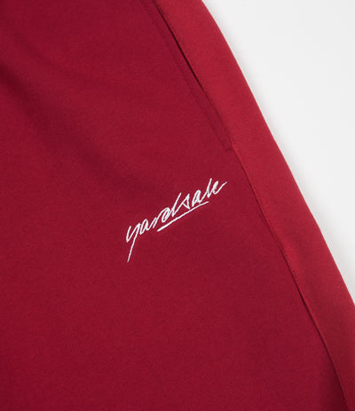 Yardsale 2Tone Tracksuit Sweatpants - Red / Dark Red