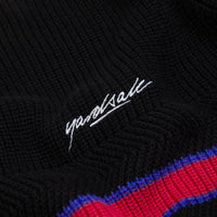 Yardsale Arrow Knitted Crewneck Sweatshirt - Black / Red | Flatspot