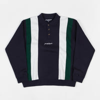 Yardsale Casino Polo Sweatshirt - Navy thumbnail