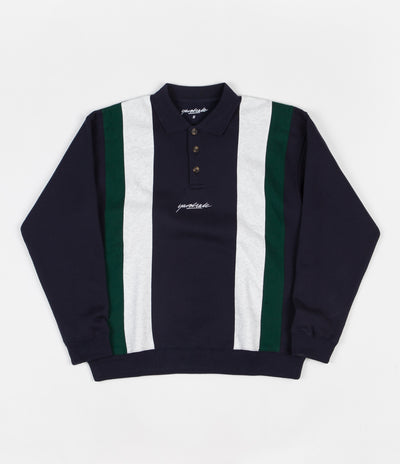 Yardsale Casino Polo Sweatshirt - Navy