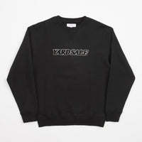 Yardsale Chenille Crewneck Sweatshirt - Black thumbnail