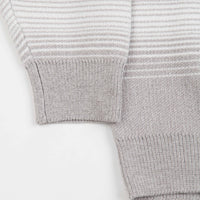 Yardsale Chenille Ripple Knitted Crewneck Sweatshirt - Stone / Off-White thumbnail