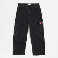 Yardsale Dreamscape Denim Cargo Pants - Black thumbnail