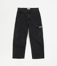 Yardsale Dreamscape Denim Cargo Pants - Black