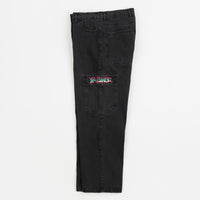 Yardsale Dreamscape Denim Cargo Pants - Black thumbnail