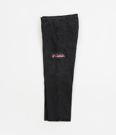 Yardsale Dreamscape Denim Cargo Pants - Black