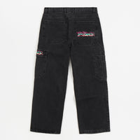 Yardsale Dreamscape Denim Cargo Pants - Black thumbnail