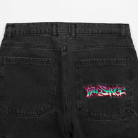 Yardsale Dreamscape Denim Cargo Pants - Black thumbnail