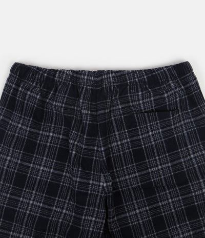 Yardsale Flannel Shorts  - Navy / White