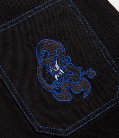 Yardsale Goblin Jeans - Black / Blue