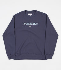 Yardsale Holme-Lacey Ribbed Crewneck Sweatshirt - Blue