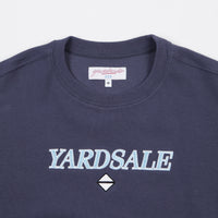 Yardsale Holme-Lacey Ribbed Crewneck Sweatshirt - Blue thumbnail