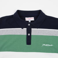 Yardsale Kingston Polo Shirt - Green / Grey / White thumbnail