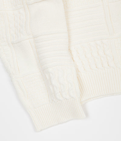 Yardsale Knitted Crewneck Sweatshirt - Cream