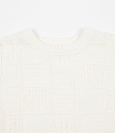 Yardsale Knitted Crewneck Sweatshirt - Cream