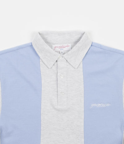 Yardsale Maradona Polo Shirt - Light Blue / Grey