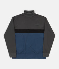 Yardsale Menace Rollneck Sweatshirt - Black / Indigo