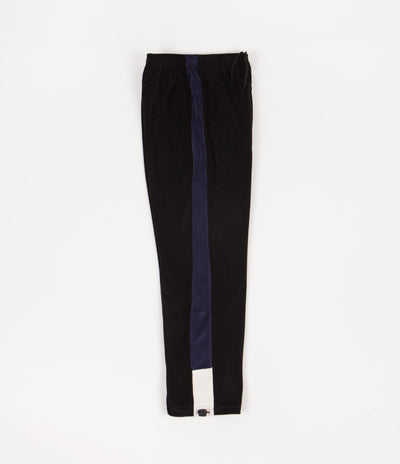 Yardsale Milano Velour Track Pants - Two Tone Blue / Grey