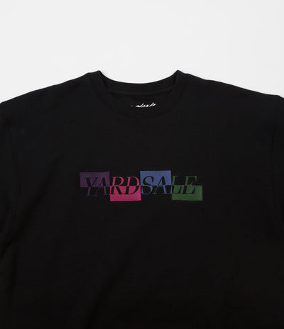 Yardsale Panel Crewneck Sweatshirt - Black