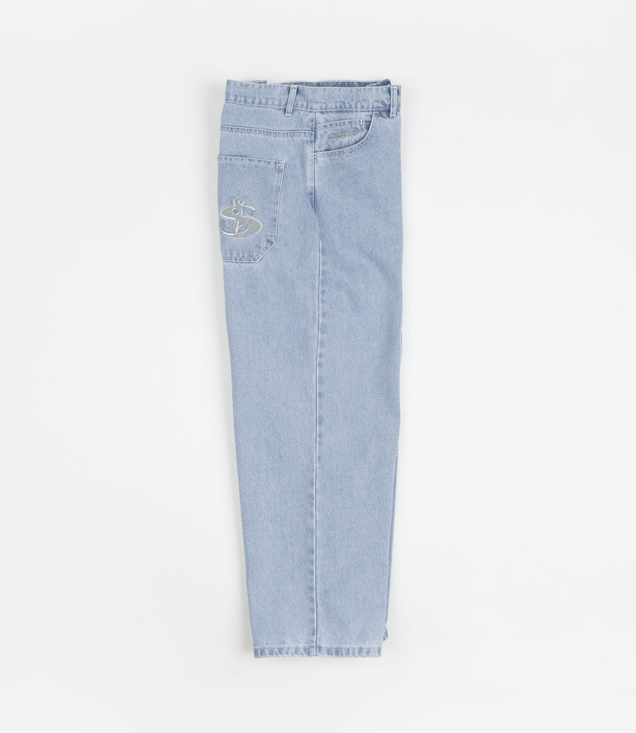 Yardsale Phantasy Jeans - Light Denim / White | Flatspot