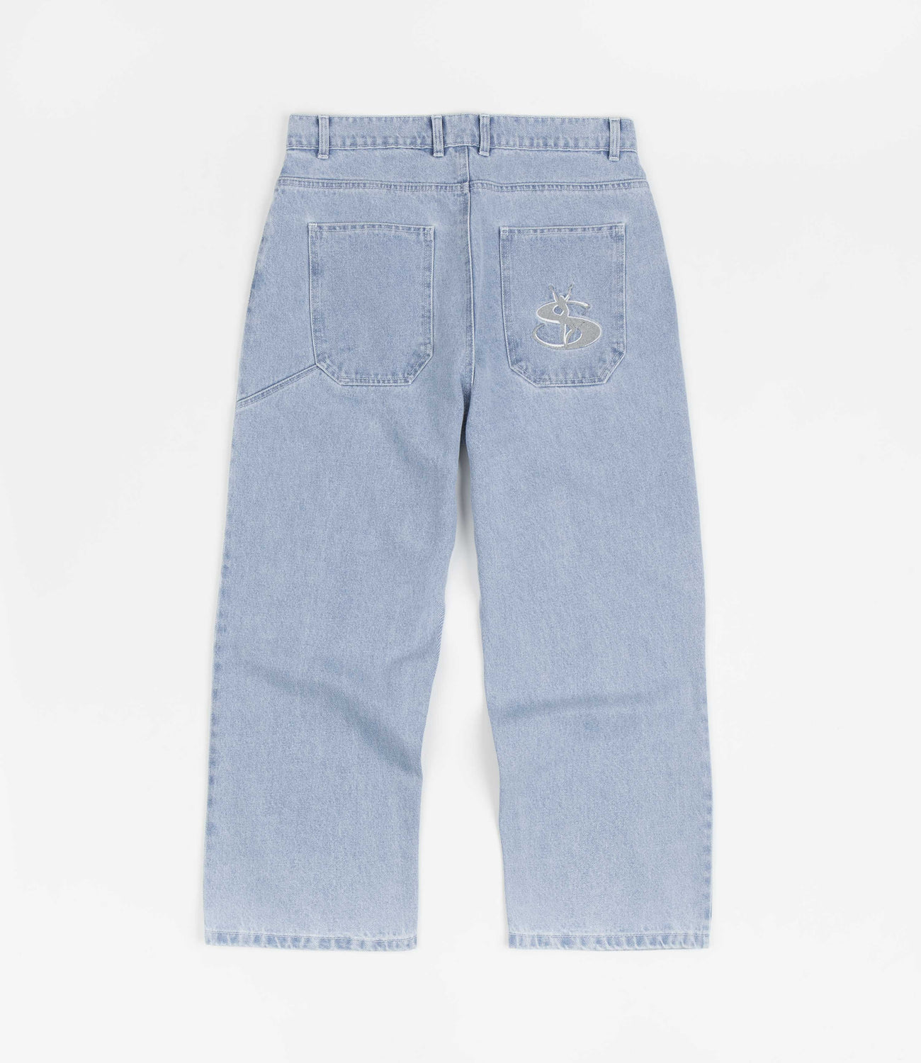 Yardsale Phantasy Jeans - Light Denim / White | Flatspot