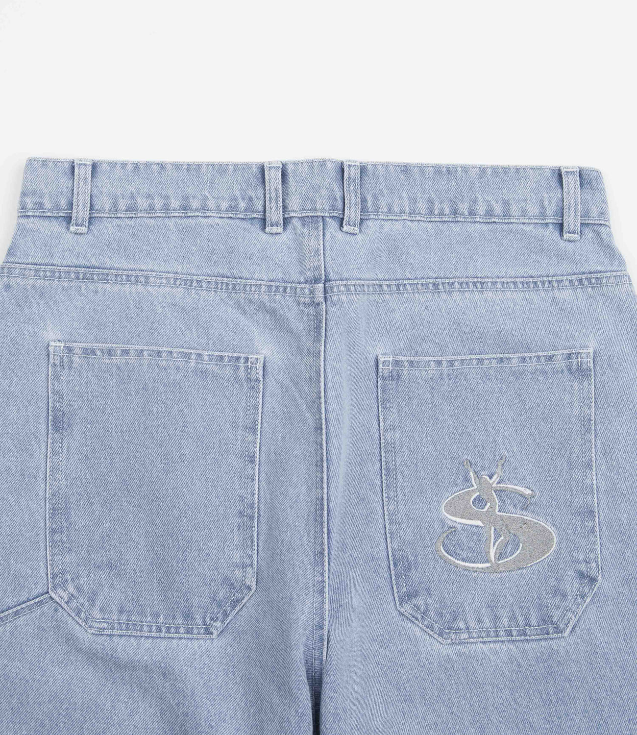 Yardsale Phantasy Jeans - Light Denim / White | Flatspot